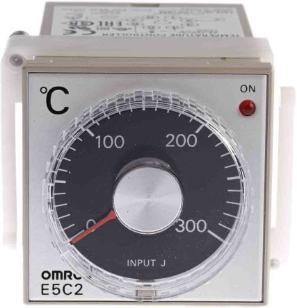 Omron Contrôleur De Température Numérique, E5C2, 100→240 V C.a., 48 X 48mm