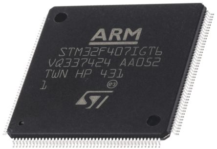 STMicroelectronics Microcontrôleur, 32bit, 4 KB, 192 KB RAM, 1,024 Mo, 168MHz, LQFP 176, Série STM32F4