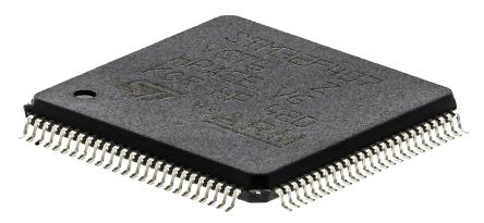 STMicroelectronics Mikrocontroller STM32F4 ARM Cortex M4 32bit SMD 1,024 MB LQFP 100-Pin 168MHz 4 KB, 192 KB RAM USB