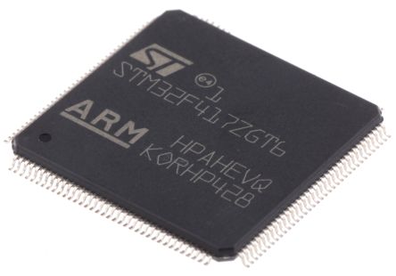 STMicroelectronics Mikrocontroller STM32F4 ARM Cortex M4 32bit SMD 1,024 MB LQFP 144-Pin 168MHz 4 KB, 192 KB RAM USB