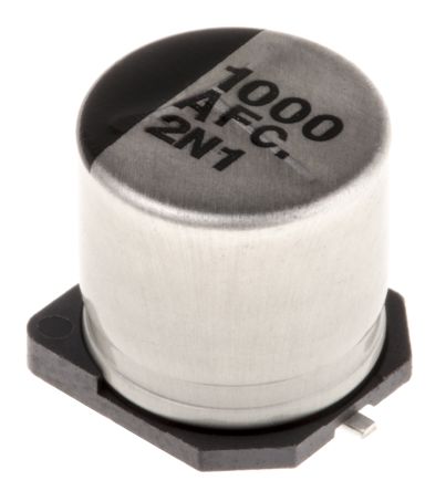 Panasonic 1000μF Electrolytic Capacitor 10V Dc, Surface Mount - EEEFC1A102AP