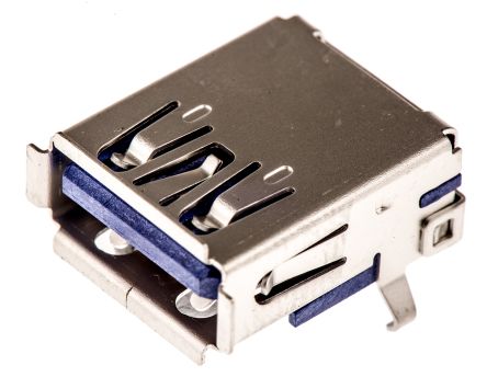 Wurth Elektronik Right Angle, Through Hole, Socket Type A 3.0 USB Connector