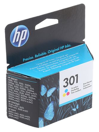 Hewlett Packard HP 301 Druckerpatrone Für Patrone Mehrfarbig 1 Stk./Pack Seitenertrag 165