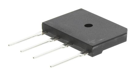 DiodesZetex Brückengleichrichter, 1-phasig 15A 600V THT 1.05V GBJ 4-Pin 500μA