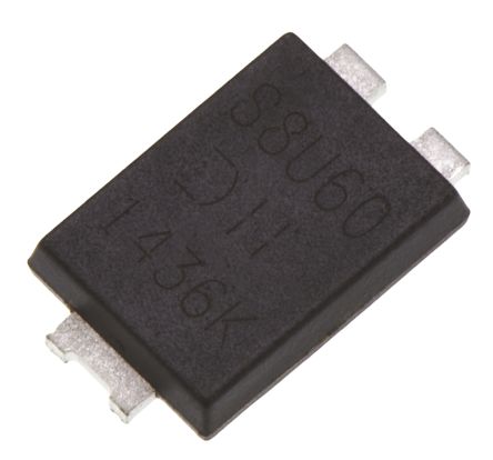 DiodesZetex SMD Schottky Diode, 60V / 8A, 3-Pin PowerDI 5