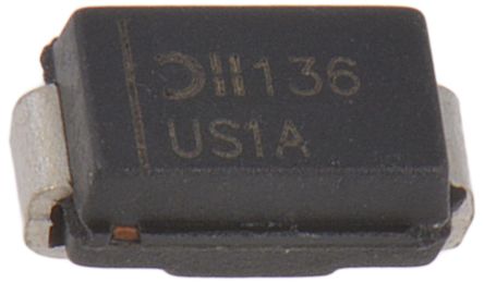 DiodesZetex Schaltdiode Einfach 1A 1 Element/Chip SMD 50V SMA 2-Pin Siliziumverbindung 1V