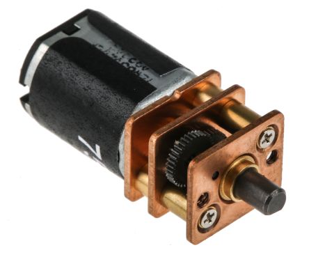 RS PRO Brushed Geared DC Geared Motor, 0.46 W, 6 V Dc, 17 MNm, 230 Rpm, 3mm Shaft Diameter