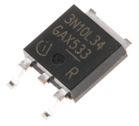 Infineon OptiMOS T IPD30N10S3L34ATMA1 N-Kanal, SMD MOSFET 100 V / 30 A 57 W, 3-Pin DPAK (TO-252)