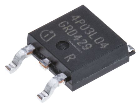 Infineon OptiMOS P IPD90P03P4L04ATMA1 P-Kanal, SMD MOSFET 30 V / 90 A 137 W, 3-Pin DPAK (TO-252)