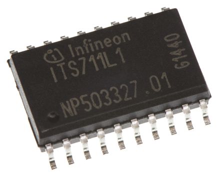 Infineon Power Switch IC Schalter Hochspannungsseite Hochspannungsseite 400mΩ 34 V Max. 4 Ausg.