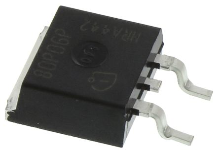 Infineon SIPMOS SPB80P06PGATMA1 P-Kanal, SMD MOSFET 60 V / 80 A 340 W, 3-Pin D2PAK (TO-263)
