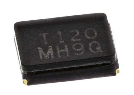 TXC 12MHz Quarz, Oberflächenmontage, ±30ppm, 12pF, B. 2.5mm, H. 0.8mm, L. 3.2mm, SMD, 4-Pin