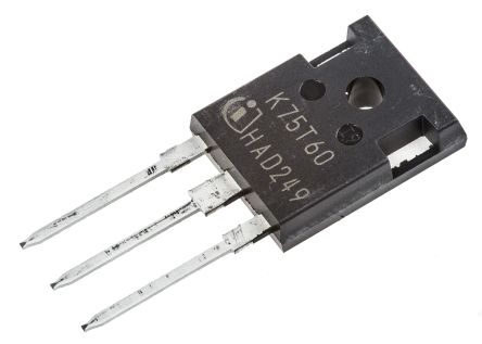 Infineon IGBT, IKW75N60TFKSA1, 80 A, 600 V, TO-247, 3-Pines Simple