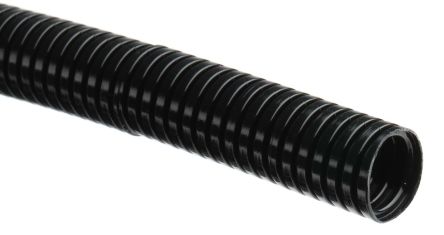 RS PRO Conducto Flexible De Plástico Negro, Long. 25m, Ø 16mm