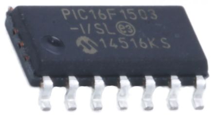 Microchip Microcontrôleur, 8bit, 128 B RAM, 2048 Words, 20MHz, SOIC 14, Série PIC16F