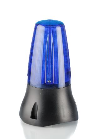 Moflash LEDA125 LED Dauer-Licht Summer-Signalleuchte Blau / 90dB, 230 Vac