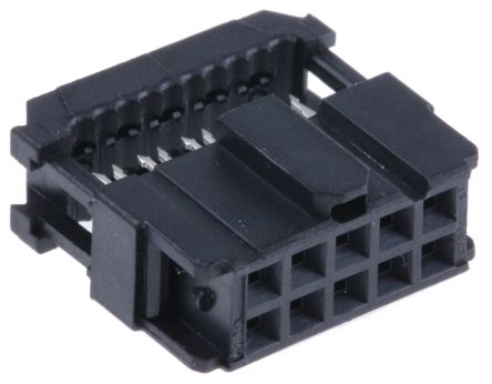 TE Connectivity 10-Way IDC Connector Socket For Through Hole Mount, 2-Row