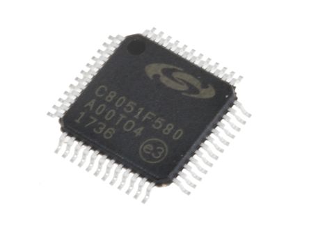Silicon Labs Mikrocontroller C8051F 8051 8bit SMD 128 KB QFP 48-Pin 24MHz 8448 KB RAM