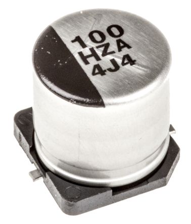 Panasonic Condensateur Au Polymère ZA, 100μF, 50V C.c., Montage En Surface