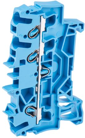 Wago Bloc De Jonction De Traversée TOPJOB S, 2002, 2.5mm², Borne à Cage Enfichable, Bleu