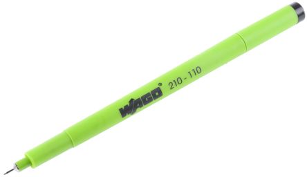 Wago Markierstift, Faserspitzen-Stift, Extra Fine, Schwarz