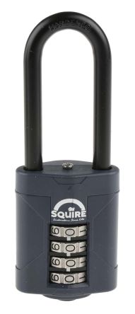 Squire Druckguss-Legierung Zahlenschloss, Kombinationsschloss Blau, Bügel-Ø 8mm X 63.5mm