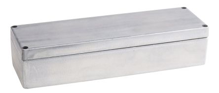 RS PRO Caja De Aluminio Presofundido Plateado, 250 X 80 X 55mm, IP66