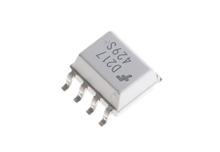 Onsemi, MOCD217M DC Input Transistor Output Dual Optocoupler, Surface Mount, 8-Pin SOIC