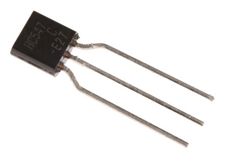 Onsemi BC547C-ML THT, NPN Transistor 45 V / 100 MA 300 MHz, TO-92 3-Pin