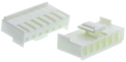 JST, VH Female Connector Housing, 3.96mm Pitch, 7 Way, 1 Row Side Entry, Top Entry