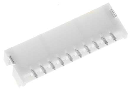 JST ZH Leiterplatten-Stiftleiste Gewinkelt, 10-polig / 1-reihig, Raster 1.5mm, Kabel-Platine, Lötanschluss-Anschluss,