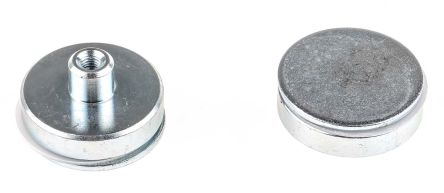 Eclipse 罐形钕磁铁, 32mm直径, 7mm厚, 15.5mm长, 350N拉力, M5