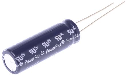 Eaton Supercondensateur, 10F, 2.5V C.c., Traversant, 10.5 (Dia.) X 31.5mm, Pas De 5mm, -25 °C → +70 °C.
