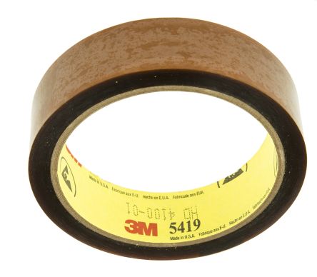 3M Scotch 5419 Isolierband, Polyimid-Folie Gelb, 0.07mm X 25mm X 3, -73°C Bis +260°C