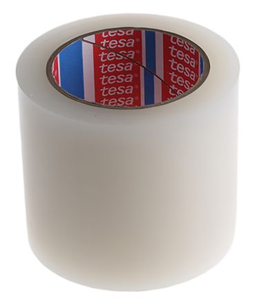 Tesa 4668 PE Abdeckband Transparent, Stärke 0.14mm Acryl-Kleber 100mm X 33m