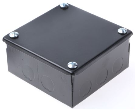 RS PRO Steel Adaptable Box, 100mm X 100mm X 50mm