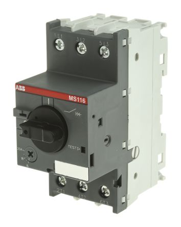 ABB Motorschutzschalter, 16 → 20 A 690 V Ac 97.8mm X 45mm