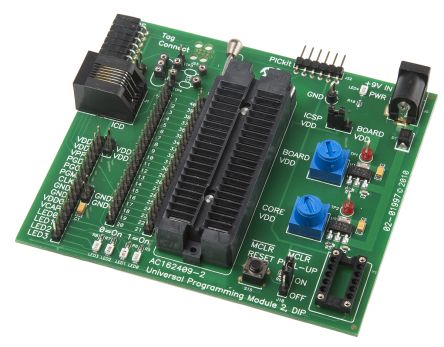 Microchip 通用编程模块 2 芯片编程适配器, 用于MPLAB REAL ICE、MPLAB ICD 和 PICkit 3 电路内调试器