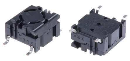 MEC Interrupteur Tactile, SPST, 10.10 X 10.10 X 6mm Avec Couvercle
