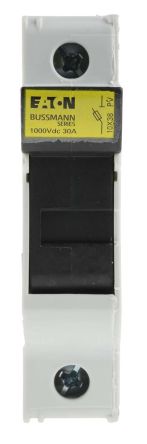 Eaton Sicherungshalter Für Hutschienenmontage Für 10 X 38mm Sicherungen 30A 1kV, Serie Bussman 1P-polig