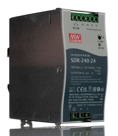 Mean Well SDR-240-24 Rail Power Supply