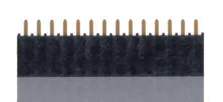 Samtec SSW Leiterplattenbuchse Gerade 14-polig / 1-reihig, Raster 2.54mm