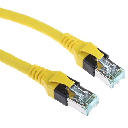 HARTING Ethernetkabel Cat.6, 5m, Gelb Patchkabel, A RJ45 SF/UTP Stecker, B RJ45, PUR