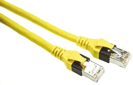 HARTING Ethernetkabel Cat.6, 3m, Gelb Patchkabel, A RJ45 SF/UTP Stecker, B RJ45, PUR