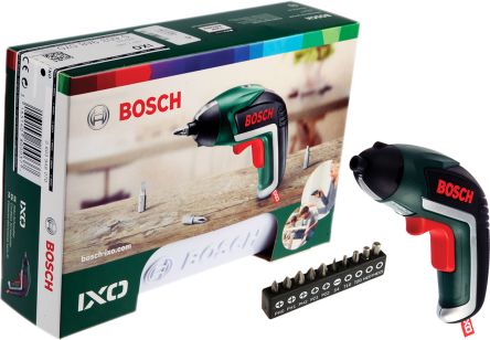 Bosch 电动螺丝刀, IXO V, 3.6V, G 型 - 英式 3 脚插头, 215rpm