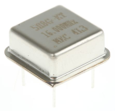 5H8ET-16.000 Crystal Oscillator, 16 MHz, &#177;50ppm HCMOS, TTL 15pF, 8-Pin PDIP, 12.8 x 12.8 x 5.08mm