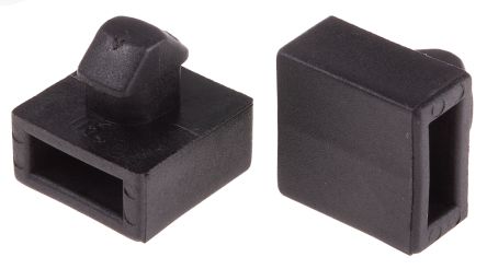 RS PRO Kabelhalter Für Produkt-System 40, RS Structural System, L. 19mm, Passende Nutgröße 8mm, Passende Strebenprofil