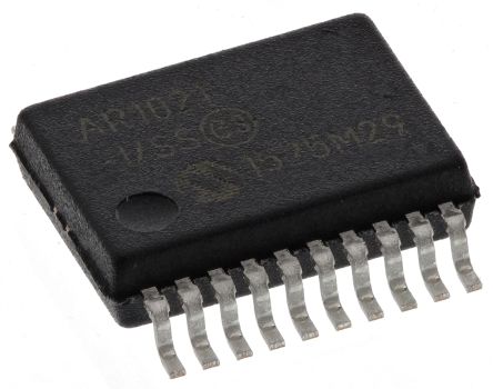 Microchip 触摸芯片, 20引脚, SSOP封装, SPI接口, 最高工作温度+85 °C, 2.5 至 5 v, 电阻式