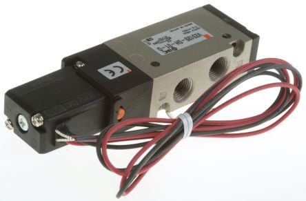 SMC VZ5000, Rc1/8 Pneumatik-Magnetventil 24V Dc, Feder/Magnet-betätigt