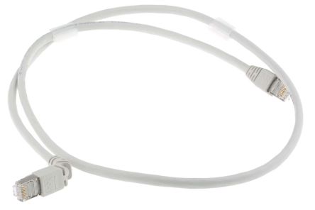 Weidmuller Weidmüller Ethernetkabel Cat.6, 1m, Grau Patchkabel, A RJ45 S/FTP Stecker, B RJ45, Aussen ø 5.5mm, LSZH